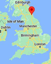 Newcastle, ubicación en el mapa