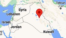 Bagdad, ubicación en el mapa