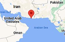 Chabahar, ubicación en el mapa