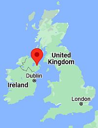 Belfast, ubicación en el mapa