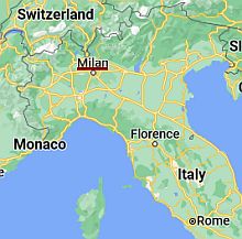 Milán, ubicación en el mapa