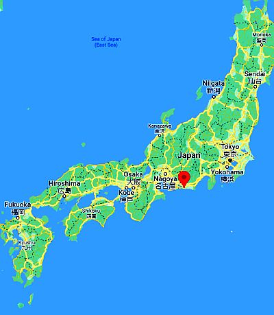 Hamamatsu, ubicación en el mapa