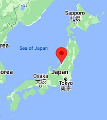 Niigata, ubicación en el mapa