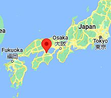 Takamatsu, ubicación en el mapa