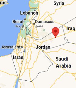 Ruwaished, ubicación en el mapa