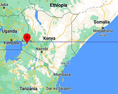 Kisumu, ubicación en el mapa