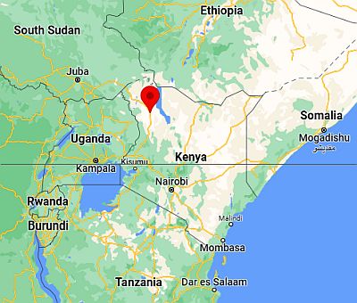 Lodwar, ubicación en el mapa