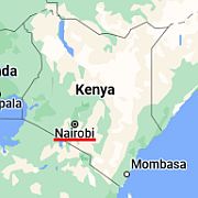 Nairobi, ubicación en el mapa