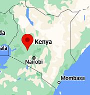 Nakuru, ubicación en el mapa