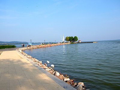 Lago Balatón en Keszthely