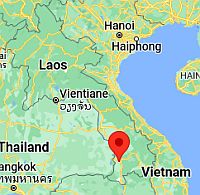 Pakse, ubicación en el mapa