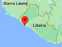 Monrovia, ubicación en el mapa