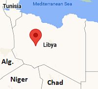 Sabha, ubicación en el mapa