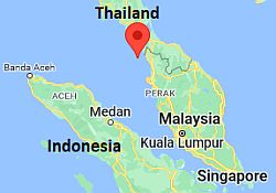 Langkawi, ubicación en el mapa