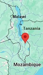 Mangochi, ubicación en el mapa