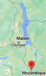 Nsanje, ubicación en el mapa