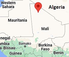 Taoudeni, ubicación en el mapa