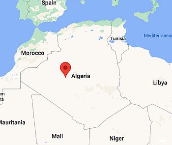 Adrar, ubicación en el mapa