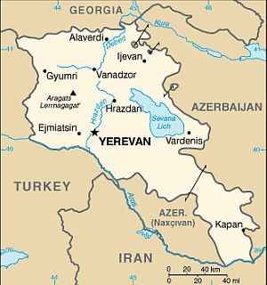 Mapa - Armenia