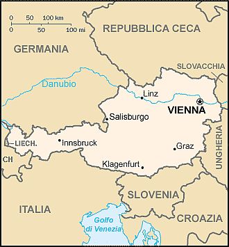 Mapa - Austria