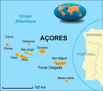 Mapa - Azores