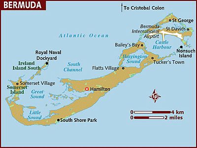Mapa - Bermudas
