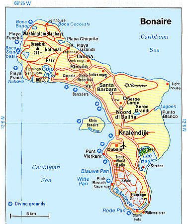 Mapa - Bonaire