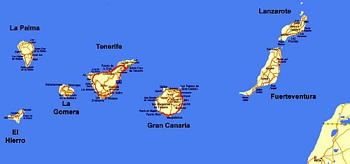 Mapa - Canarias