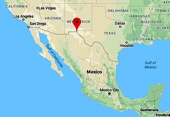 Ciudad Juarez, ubicación en el mapa