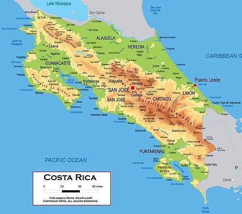 Mapa - Costa Rica