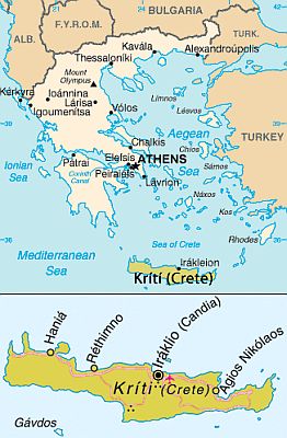 Ubicación de Creta