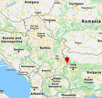 Dimitrovgrad, ubicación en el mapa