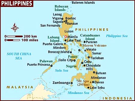 Mapa - Filipinas