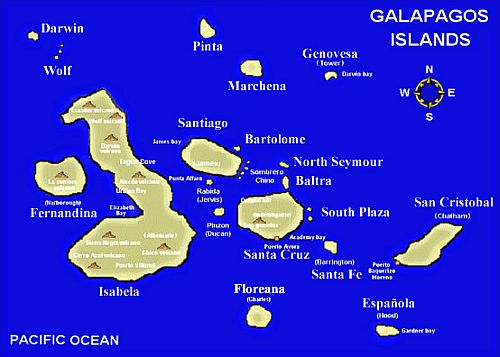 Mapa - Galápagos