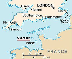 Guernsey, donde está