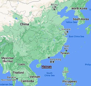 Hainan, dónde está
