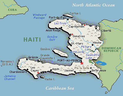 Mapa - Haití