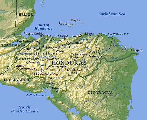 Mapa - Honduras