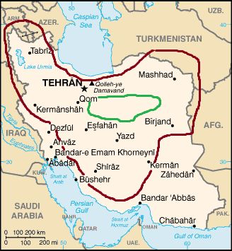 Irán, clima de la meseta