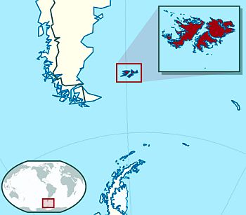 Mapa - Islas Falkland