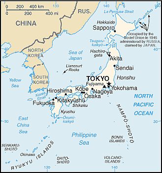 Mapa - Japon