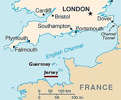 Jersey, donde está