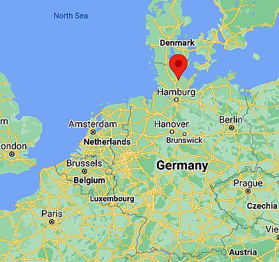 Kiel, ubicación en el mapa