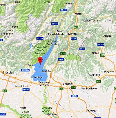 Lago de Garda, donde está