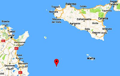 Lampedusa, donde está