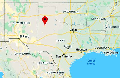 Lubbock, ubicación en el mapa