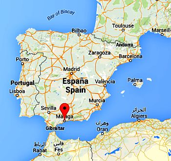 Málaga, donde está