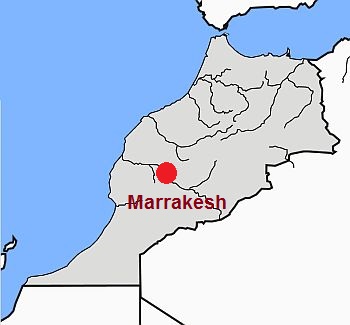 Marrakech, donde está