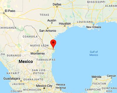 Matamoros, ubicación en el mapa
