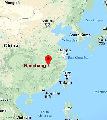 Nanchang, dónde está